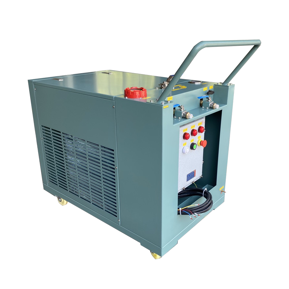 ac refrigerant recovery vapor pump explosion proof ISO tank recovery charging machine gas charging equipment