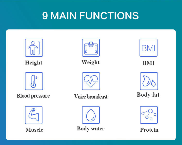 AC160v Coin Operated Height Weight Blood Pressure Monitoring Machine For Hospital