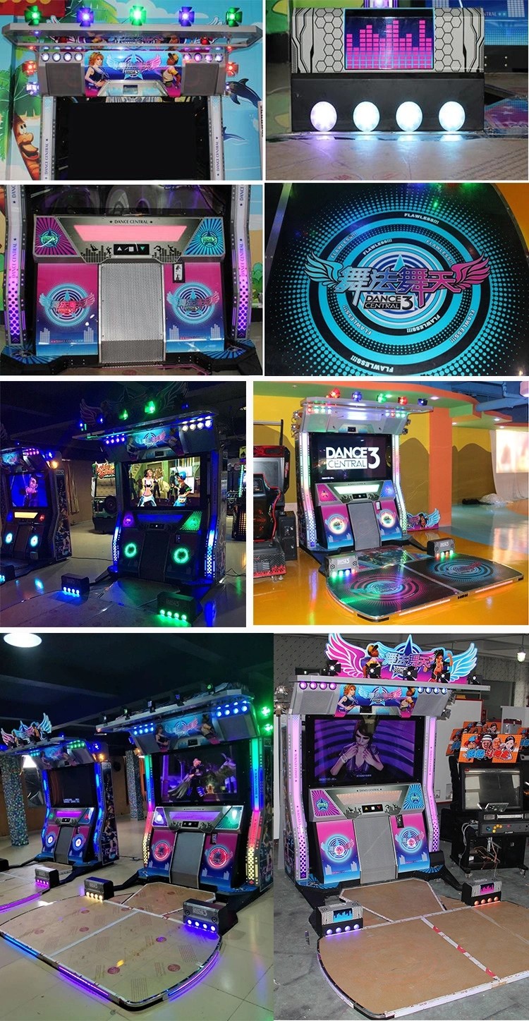 55" HD Coin Operated Music Machine Dance Central Stereo System For Plaza