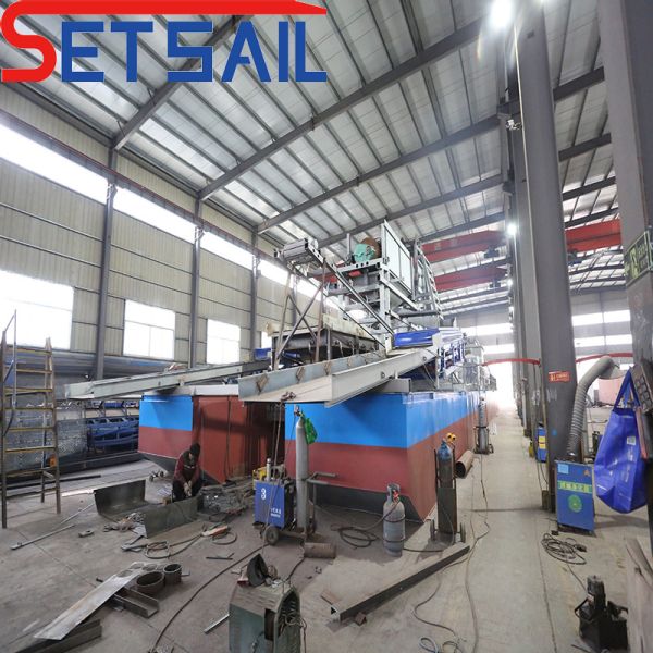 10T Washing Sand Gold Machine with Crusher Lifelong After-sales Service and Efficiency