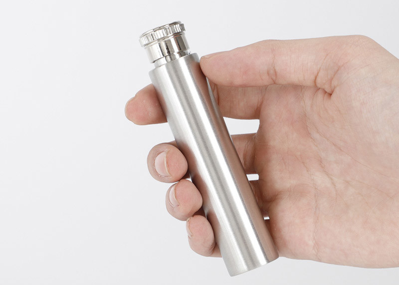 Portable Kitchen Household Items 1 Oz Stainless Steel Cigar Pipe Polished Round Bottomed