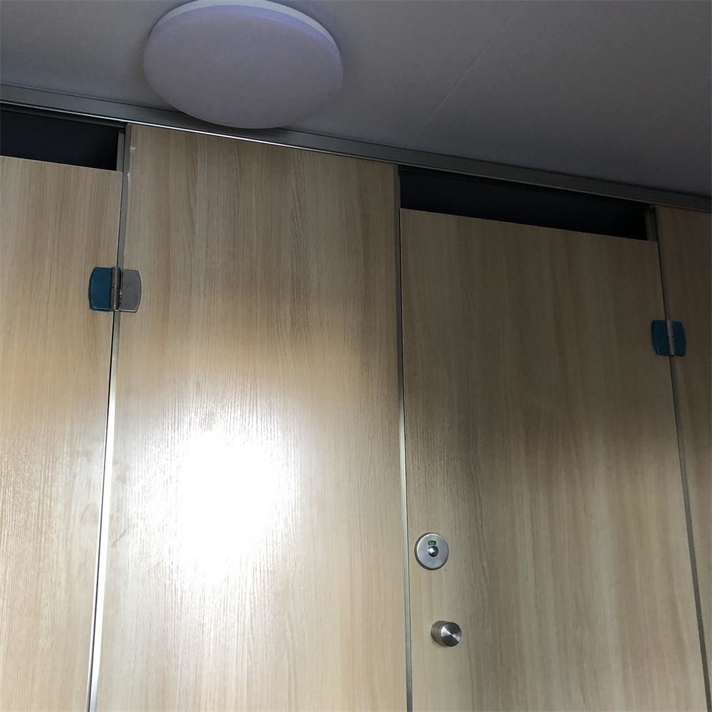 Customized 10m2 Portable Toilet With The Glass Door And Double Layer Glass Window