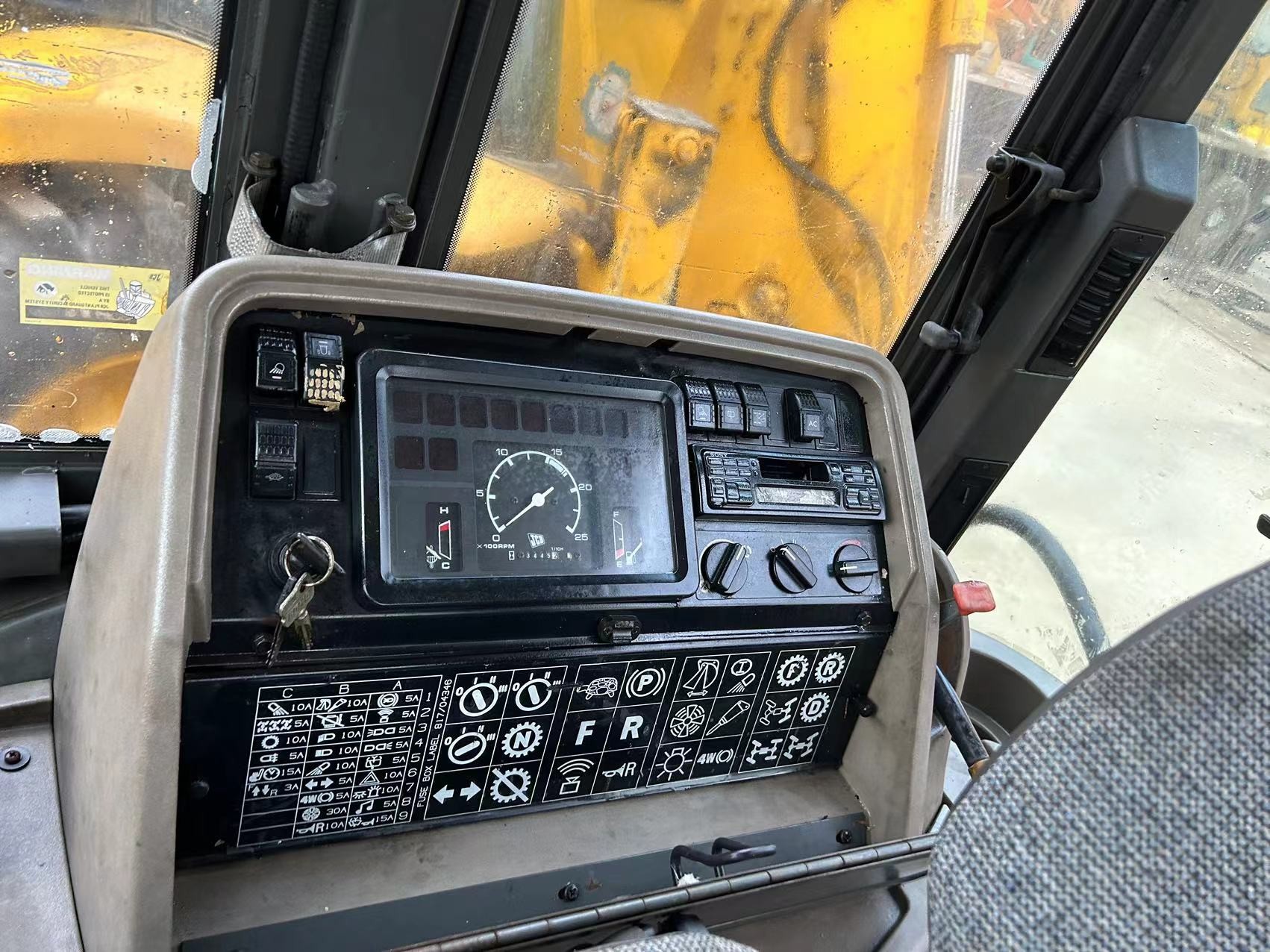 Second Hand JCB 3CX Backhoe Loader , Multifunctional Construction Machinery