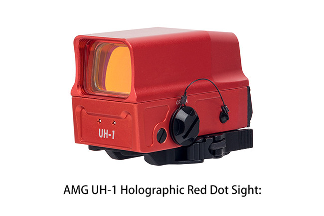 Semi - Finished Aluminum Housing Holographic Red Dot Scope / 1x Red Dot Sight