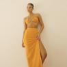 Buy cheap 2 Set Halter Straps Womens Party Maxi Dresses Wrap Breasts And Navel from wholesalers