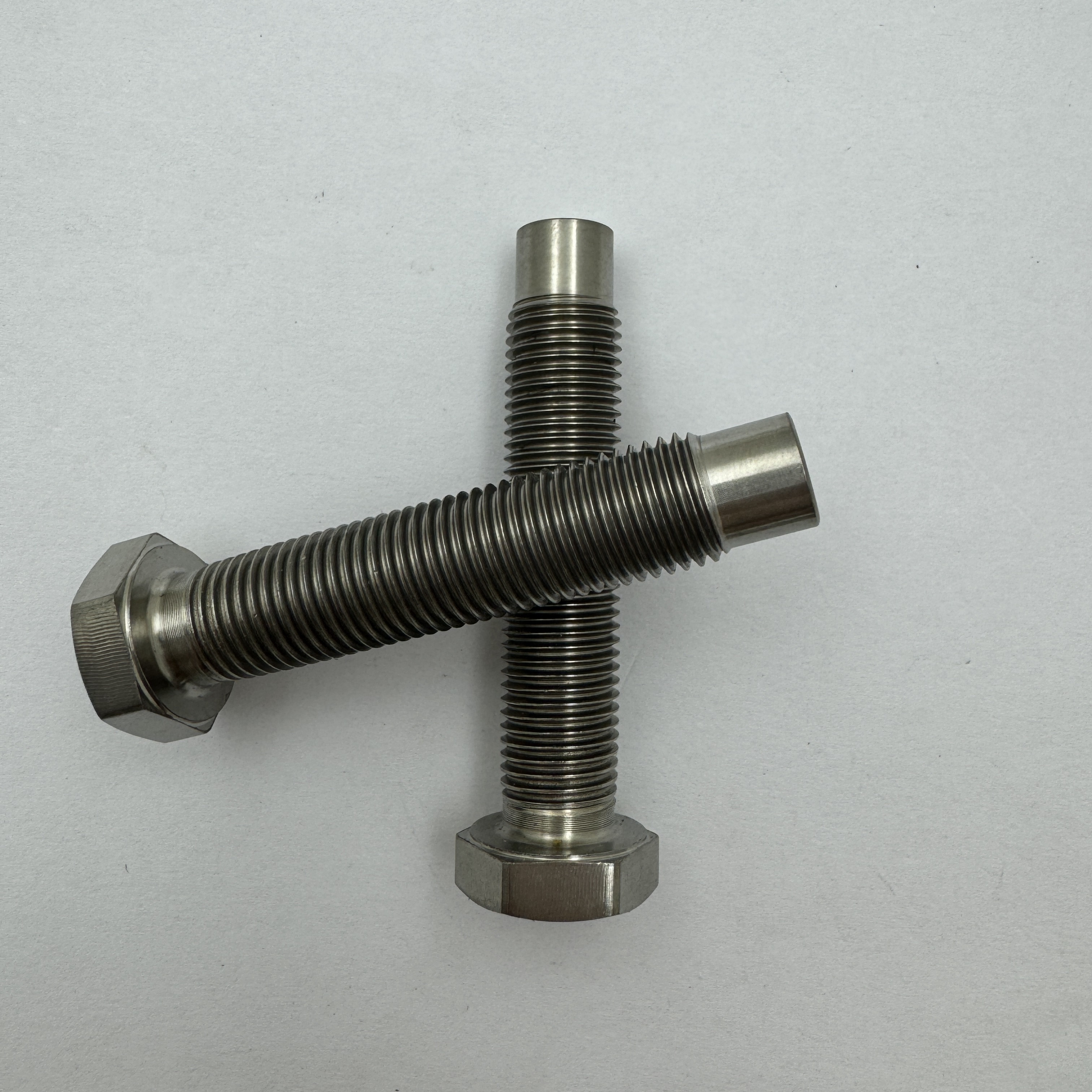 Sprint Titanium Torsion Stop 3/8"-24 Bullet Nose Micro Adjust Bolt with Natural Finish Stock DIN Standard