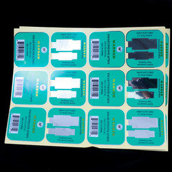 Manufacturer Customized Electrical Warning Label Printing Pet pvc pp bopp Label Sticker Roll