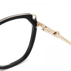 Buy cheap Optical Acetate And Metal Eyeglasses Slim Metal Temples Cat Eye Shape For Women product