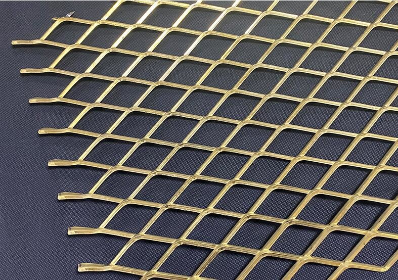 Emi Shielding Protective Copper Expanded Metal Mesh For Wind Energy Composites