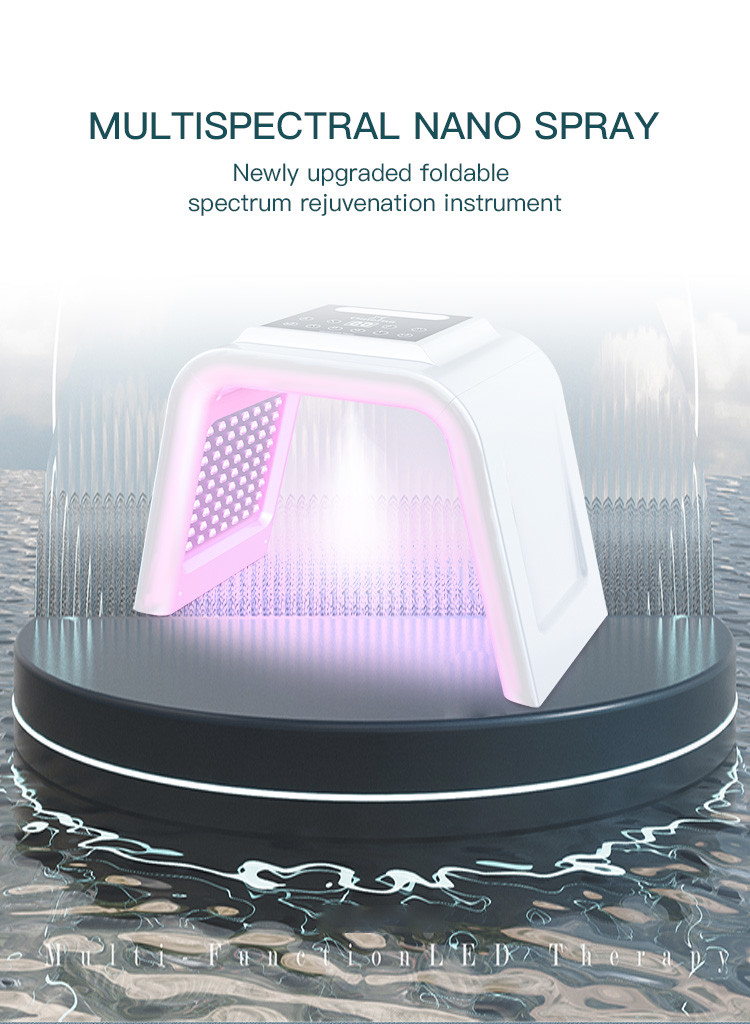 7 Color LED Therapy Light Skin Rejuvenation Equipment PDT Photon Facial Lamp Skin Care Mask Whitening Beauty Device
