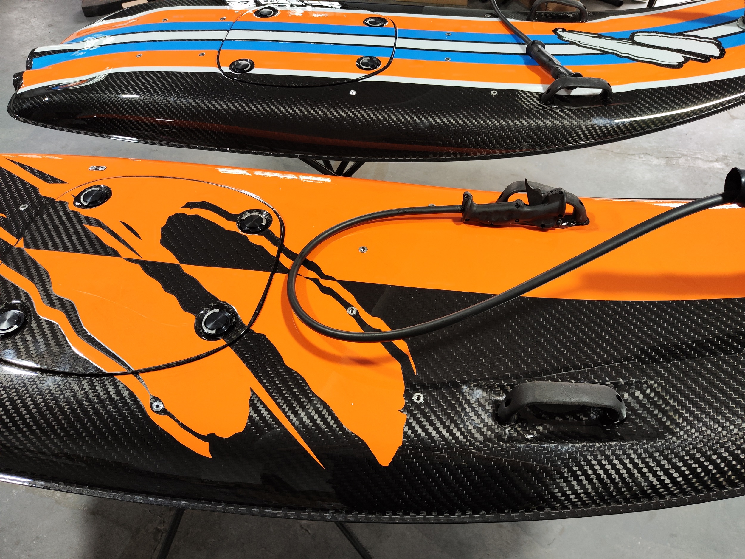 10KW Electric Jet Surfboard Max Speed 60km/H 1800*600*150 Mm
