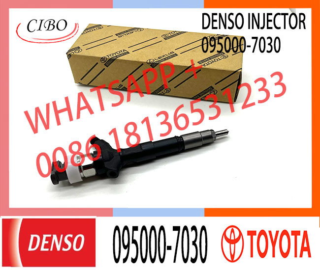 common rail injector 23670-30140 095000-6760 injector for TOYOTA 1KD-FTV, 2KD-FTV, D-4D, injector nozzle 23670-30140 095