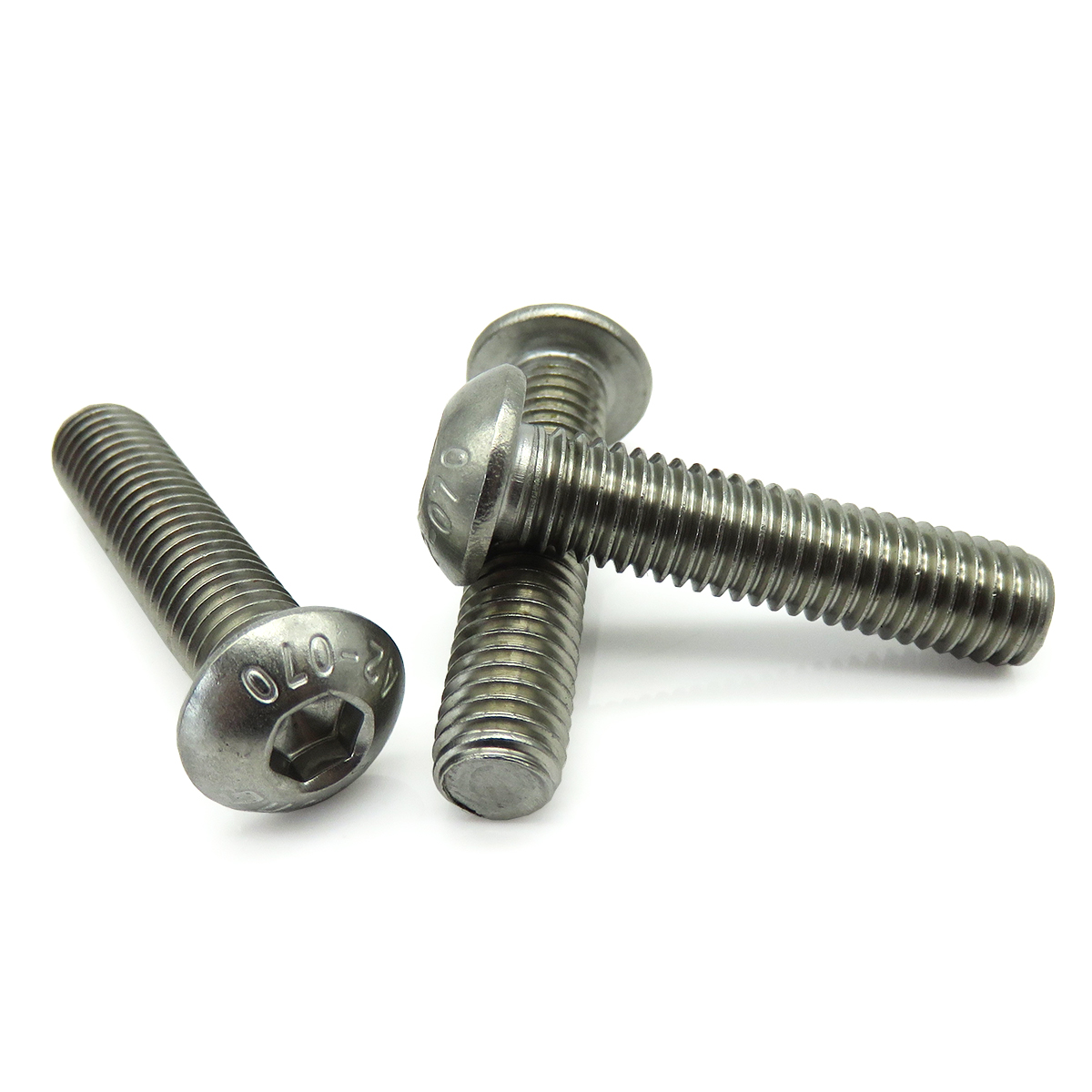 Custom M8 Button Screw for Photovoltaic Support Stainless Steel Grade 4.8/8.8/10.9/12.9