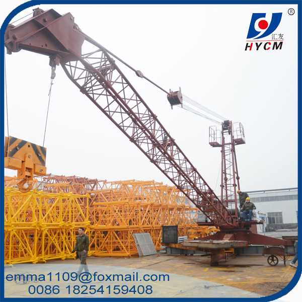 Small Pole Hanging Bar to Remove 6T Derrick Crane Disassemble Inner Tower Crane