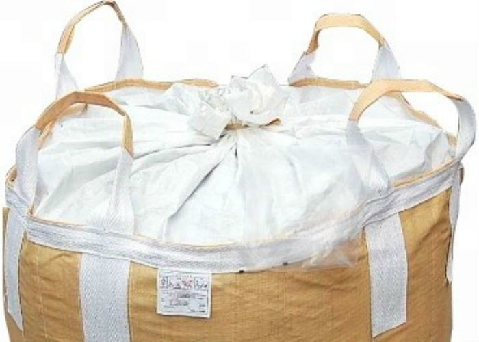 Breathable Security PP Bulk Bag For Agriculture / Construction Material Custom Size