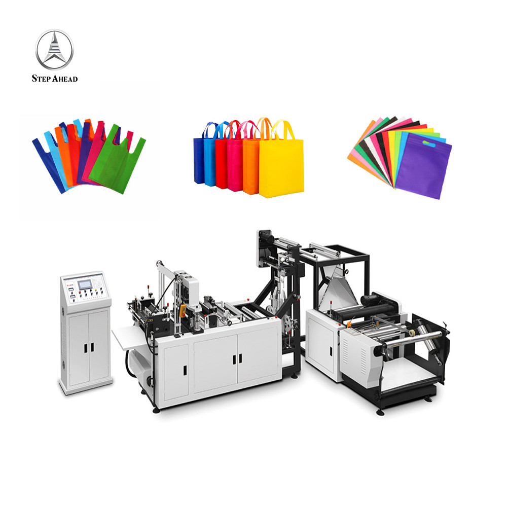 Non woven bag making machine 20-120pcs/min D-Cut bag machine 15KW 220V