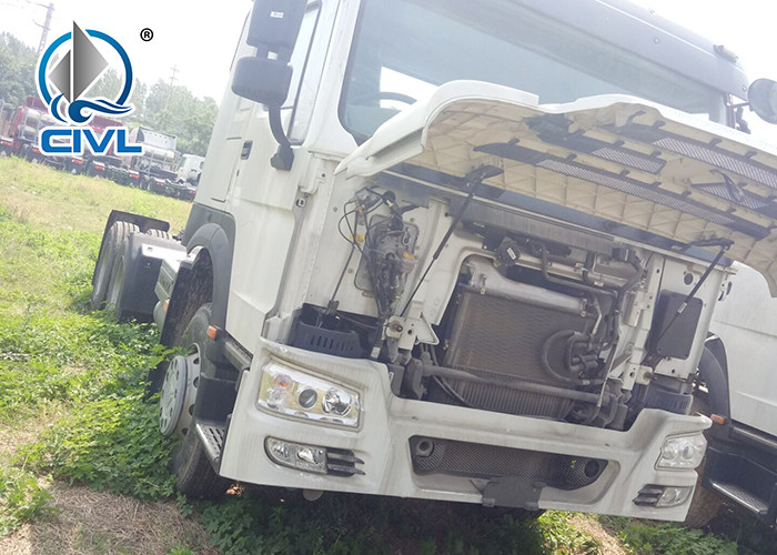 10 Tires SINOTRUK HOHAN 6X4 Howo Tractor Truck 371HP HF7 / HF9 Prime Mover truck