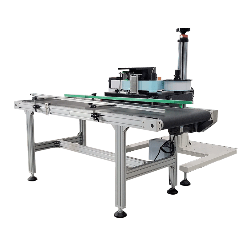 Semi-automatic Label Applicator with Built-in Thermal Printer and QR Code Printing