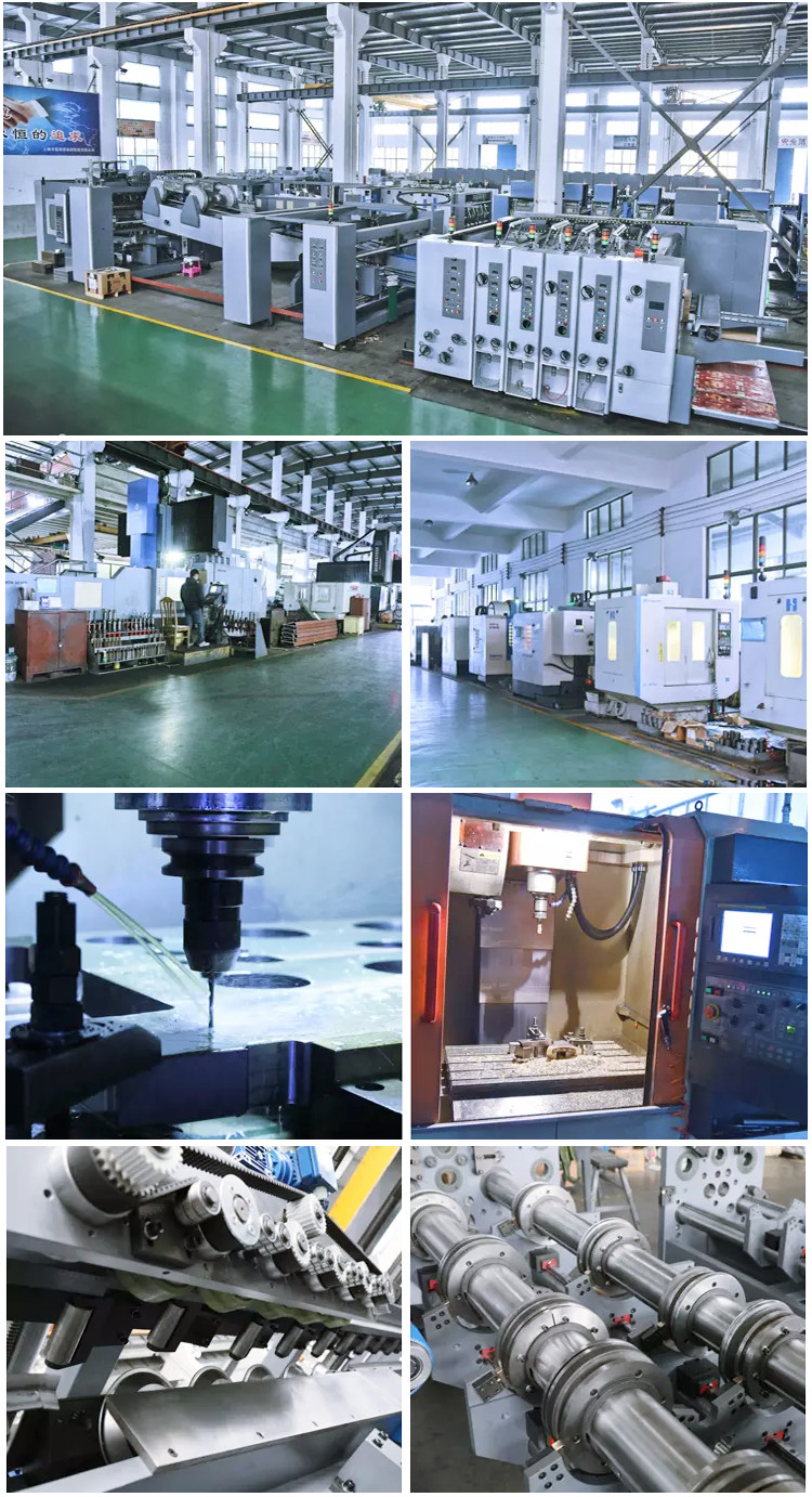 Fixed Carton Flexo Printing Machine Slotting Die Cutting For Paste Box Linkage