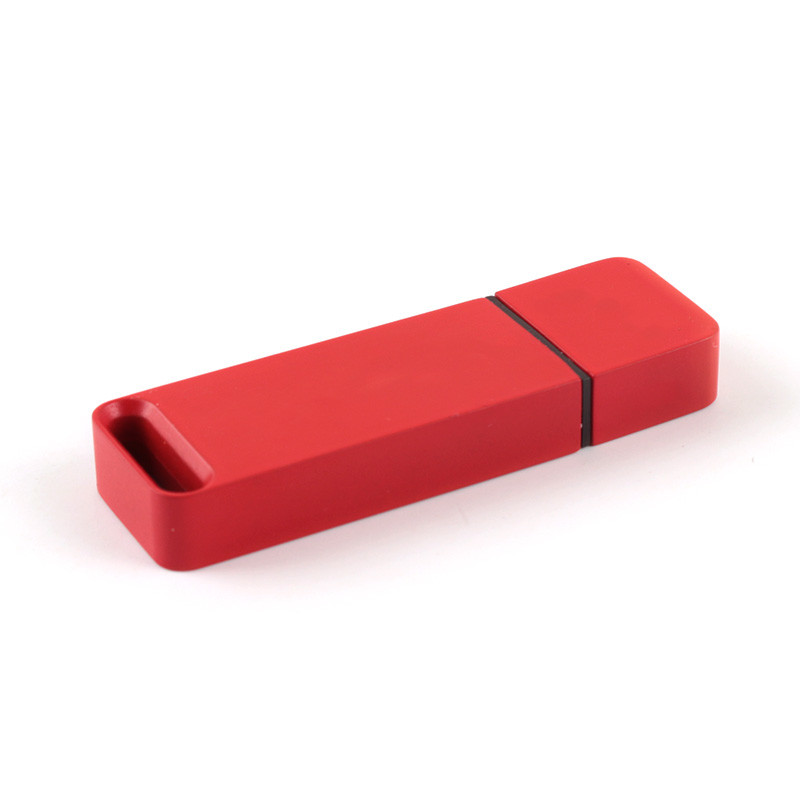 Baking Paint Surface USB 3.0 Flash Drive OEM Body Color And Logo With Red Color