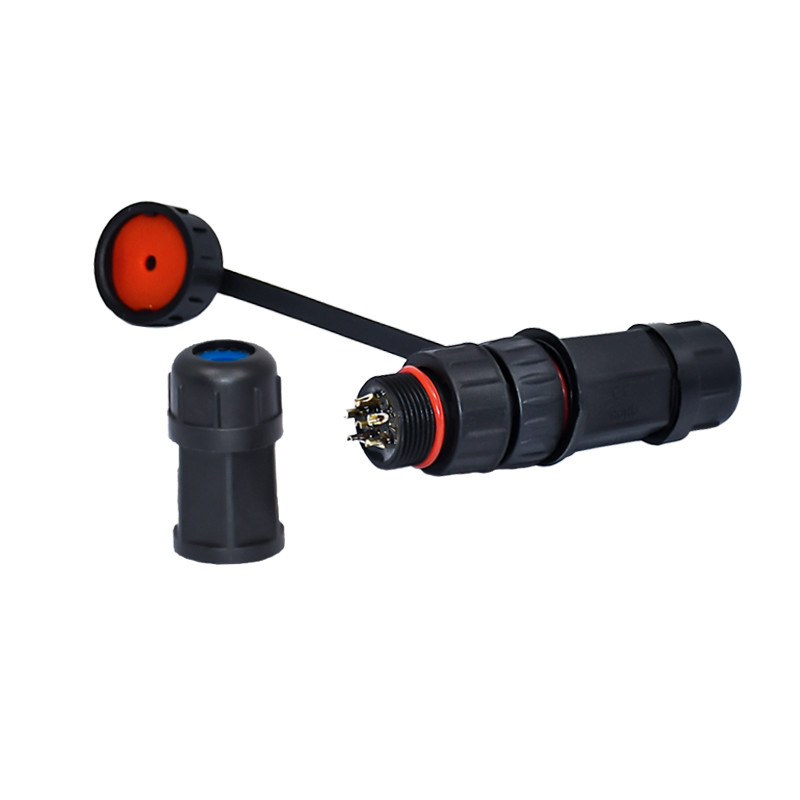 IP67 M19 6 Pin Way Waterproof Electrical Wire Connector Plug