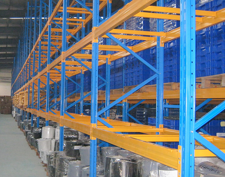 76*2.0mm Width Selective Pallet Rack for Heavy Duty Warehouse Space Optimization Needs