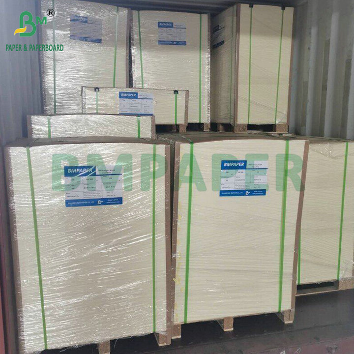Natural White 600um 900um Double Sided Uncoated Beer Pads Paperboard