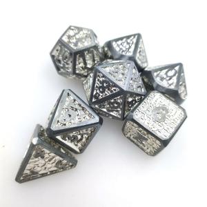 China Neat Sharp Edges Polyhedral Dice Sets Board Game Resin Dice For Gifts on sale