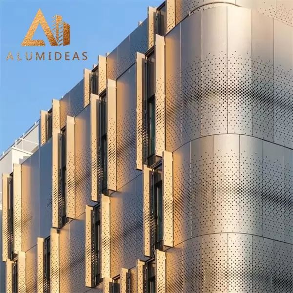 Decorative aluminum panel metal color