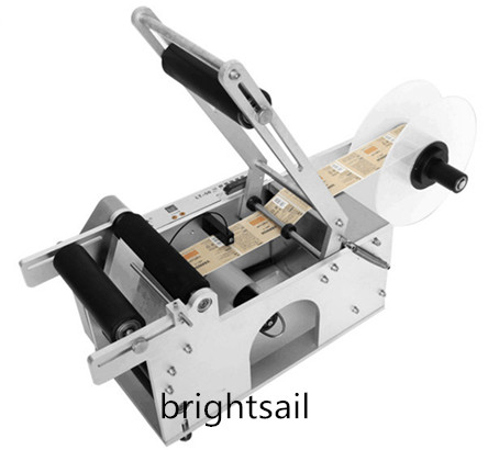 Quality Adhesive Sticker Bottle 100mm Semi Automatic Labeling Machine for sale