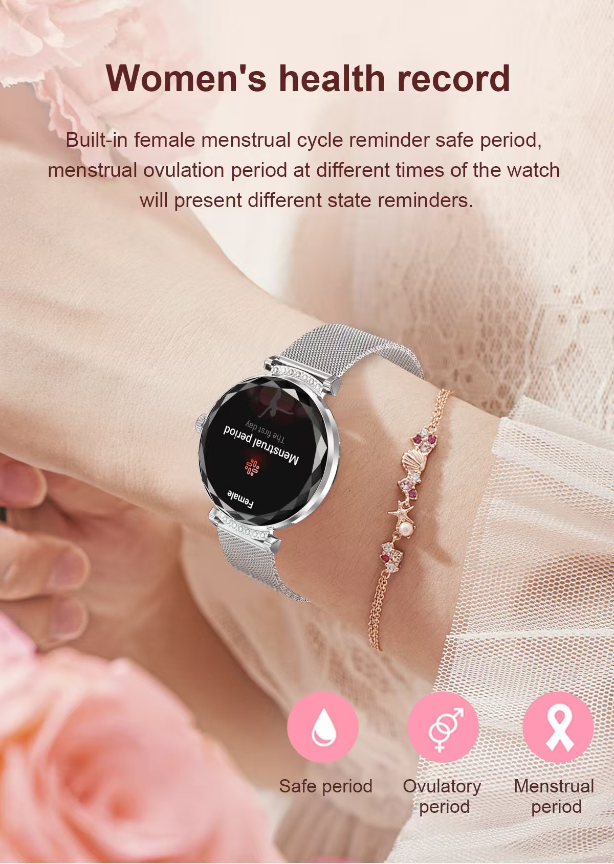 NX7 Pro Women'S Waterproof Smart Watch Water Resistant Ladies Smart Watch