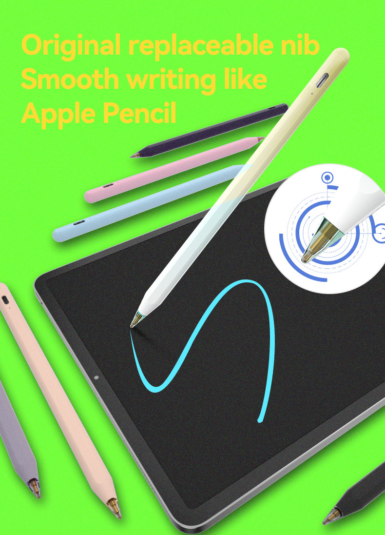 Palm Rejection IPad Pen Stylus Compatible With 10th 9th 8th 7th 6th Pro