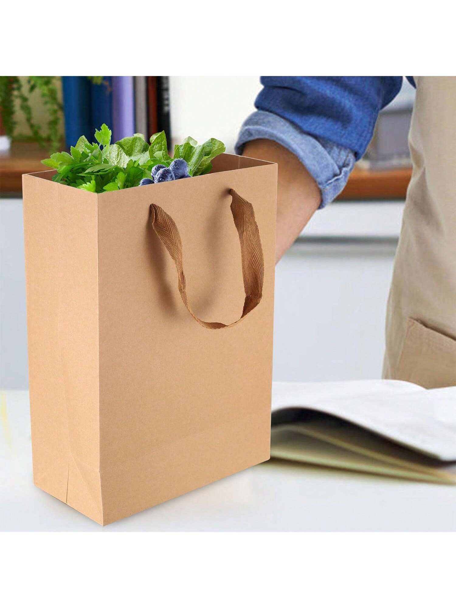 Elegant Square Bottom Gift Bags Custom Logo Printing For All Occasions