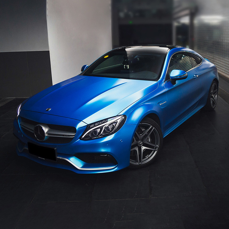 1.52m X 15m 7.5mil Matte Paint Protection Film TPU Black Matte Car Body Film