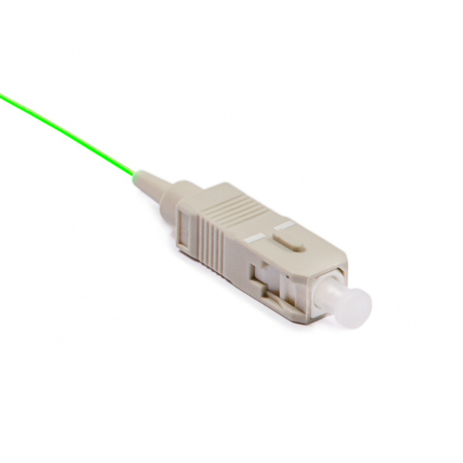 12 Color LC APC Pigtail , 2m 0.3dB iL LC Pigtail Single Mode LSZH 0