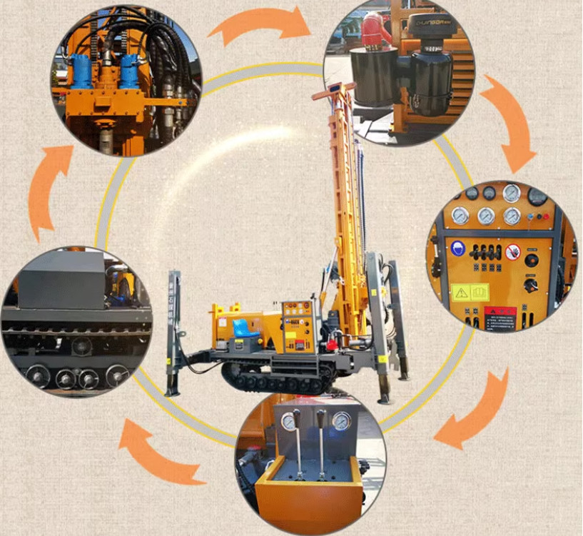 Powerful ST-200 Water Well Drilling Rig With High Efficiency