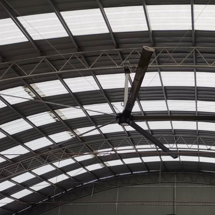 7.1m 1.5kw High Efficiency Big Blade Ceiling Fans Warehouse HVLS Fan 60 RPM