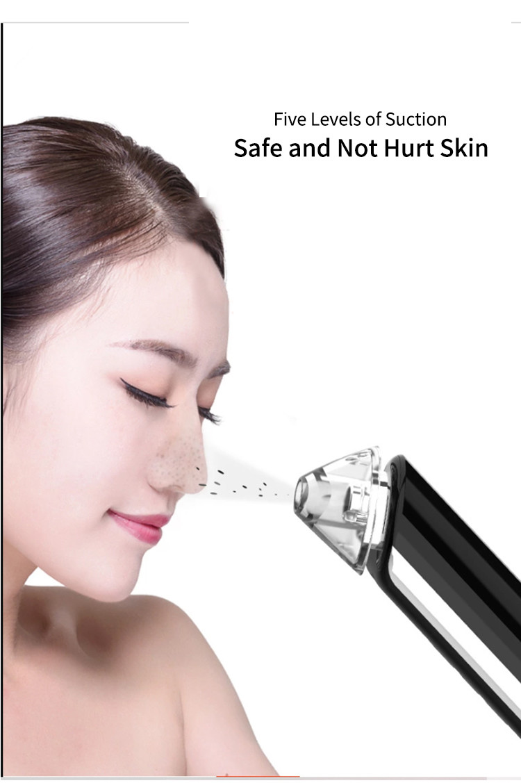 1000mAh ABS Blackhead Remover Vacuum Suction Beauty Device