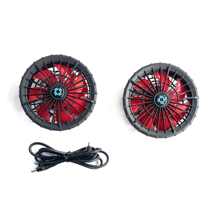 Outer Diameter 105mm 7 Rotary Vane Jacket Cooling Fan For Clothes Outdoor