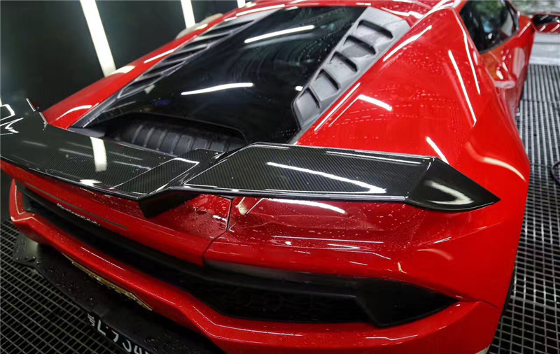 For Lamborghini LP580 LP610 Carbon Fiber Spoiler LP580 LP610 Upgraded Vors Style Carbon Fiber Spoiler Wing