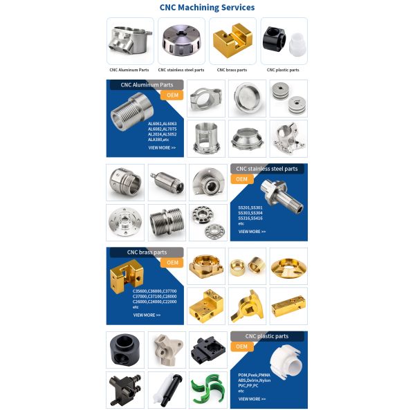 High Precision CNC Custom Machining Service for Aluminum Alloy Parts with 0.005mm Tolerance for Sheet Metal Machines