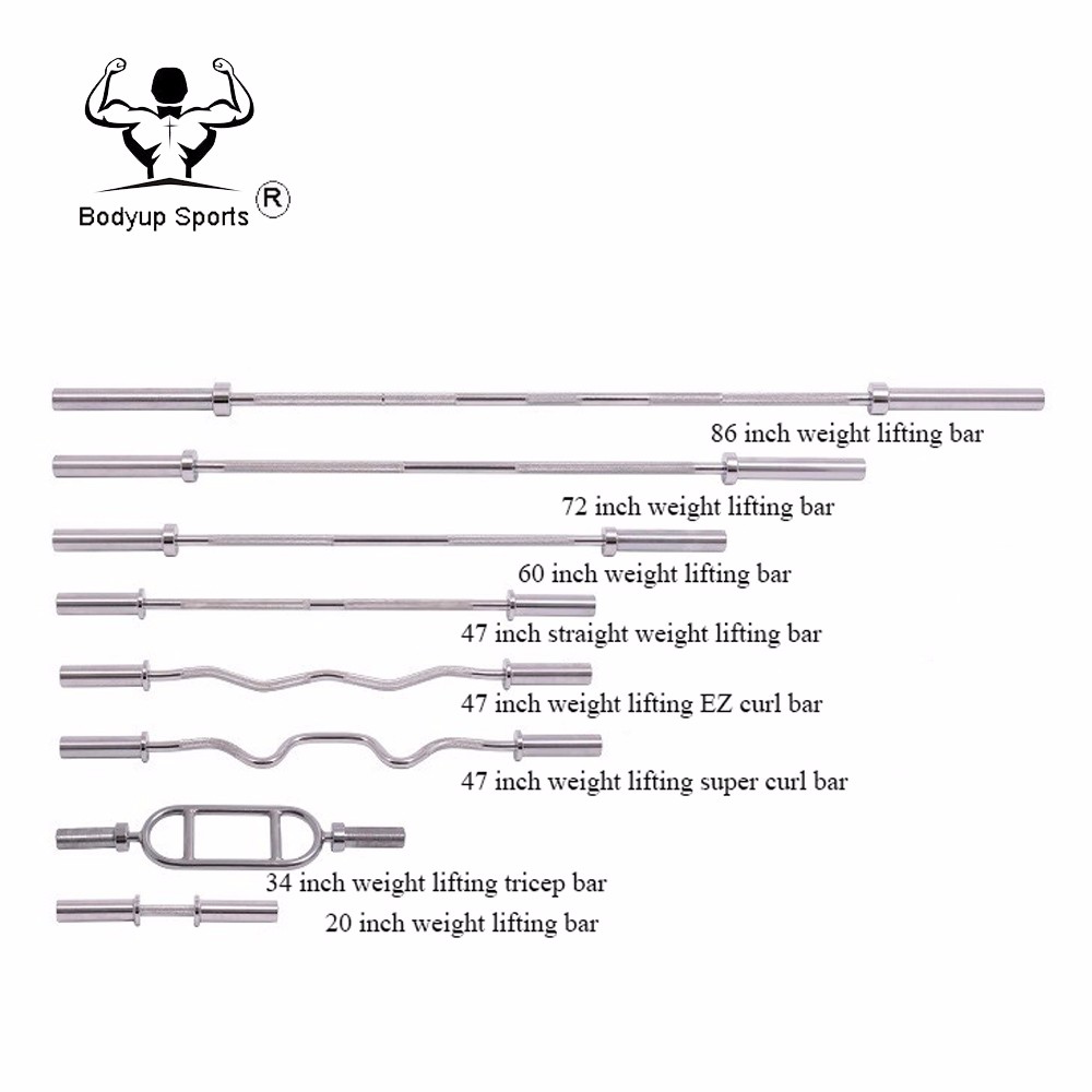 60" Weighted Fitness Bars For Strength Stability Building 50 Cm Diameter