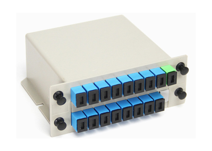 1x16 Plc Fiber Optic Splitter Box, SC APC Cassette fiber splitter plug-in