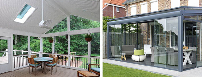 Enclosed Casita Conner Screen Room Solarium Attached To House