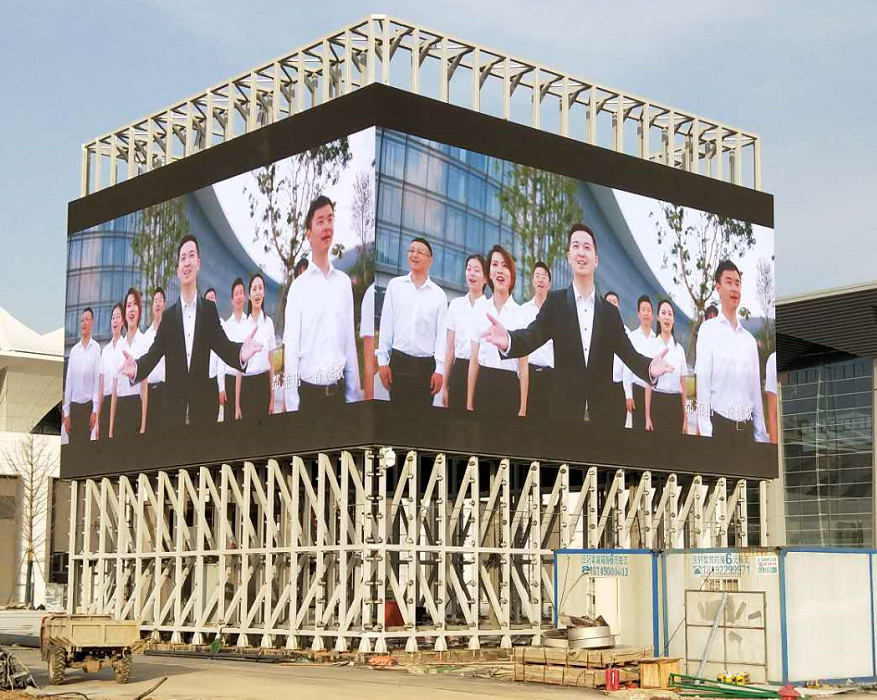 Aluminum Led Mesh Screen Outdoor Led Curtain P7.8 P10 P15