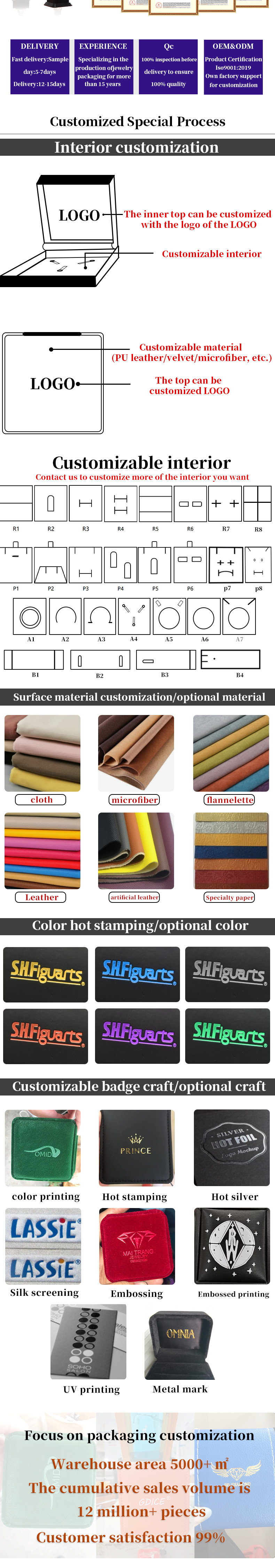 Jewelry Display PE Membrane Suspension Box , Transparent Film Floating Jewelry Case