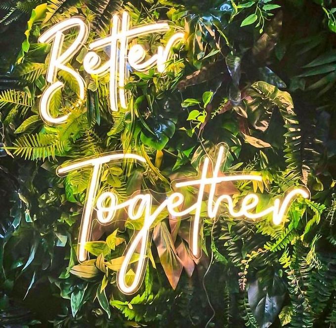 Better Toether Til Death LED Light Up Custom Neon Open Beer Bar Custom Neon Light Signs