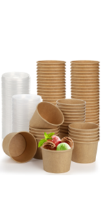  Disposable Paper Bowls