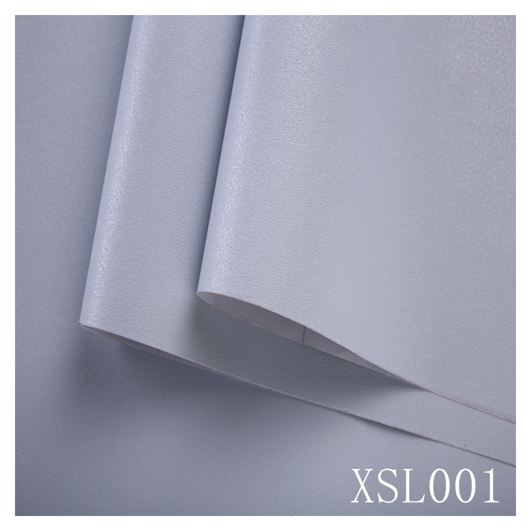 Matt Finish Self-Adhesive PVC Wallpaper in Dark Black Color for Home Decoration Sound-Absorbing Function