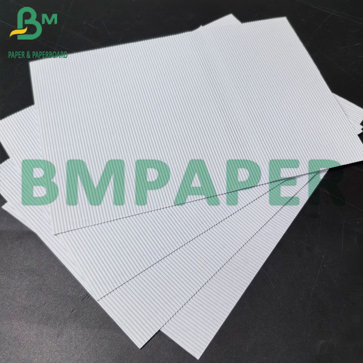 1.5mm 2.5mm 3 layers White Corrugated Cardboard Packaging Bleached Board Sheets (6)